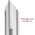 Modern Black Metal Wall Sconce with Crystal Clear Glass Rods for Bathroom Set of 2